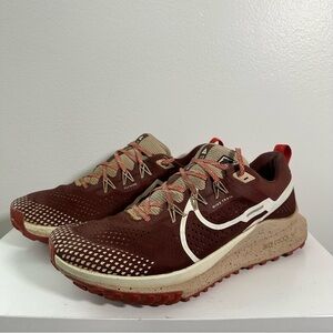 Nike Pegasus Trail 4 Flywire Trail Running Shoes Mens 12 Burgundy